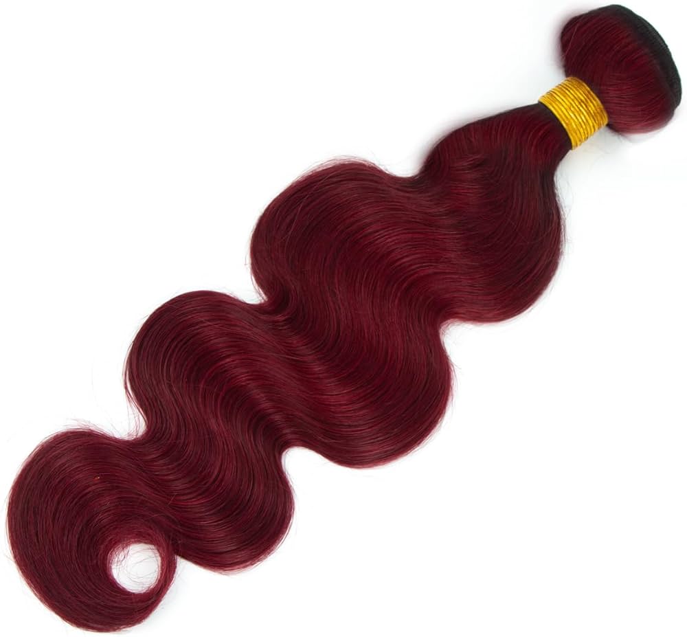 Luxury Virgin Human Hair Bundles - Rich Red