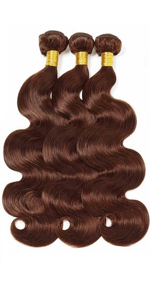 Luxury Human Hair Bundles - Chocolate Brown